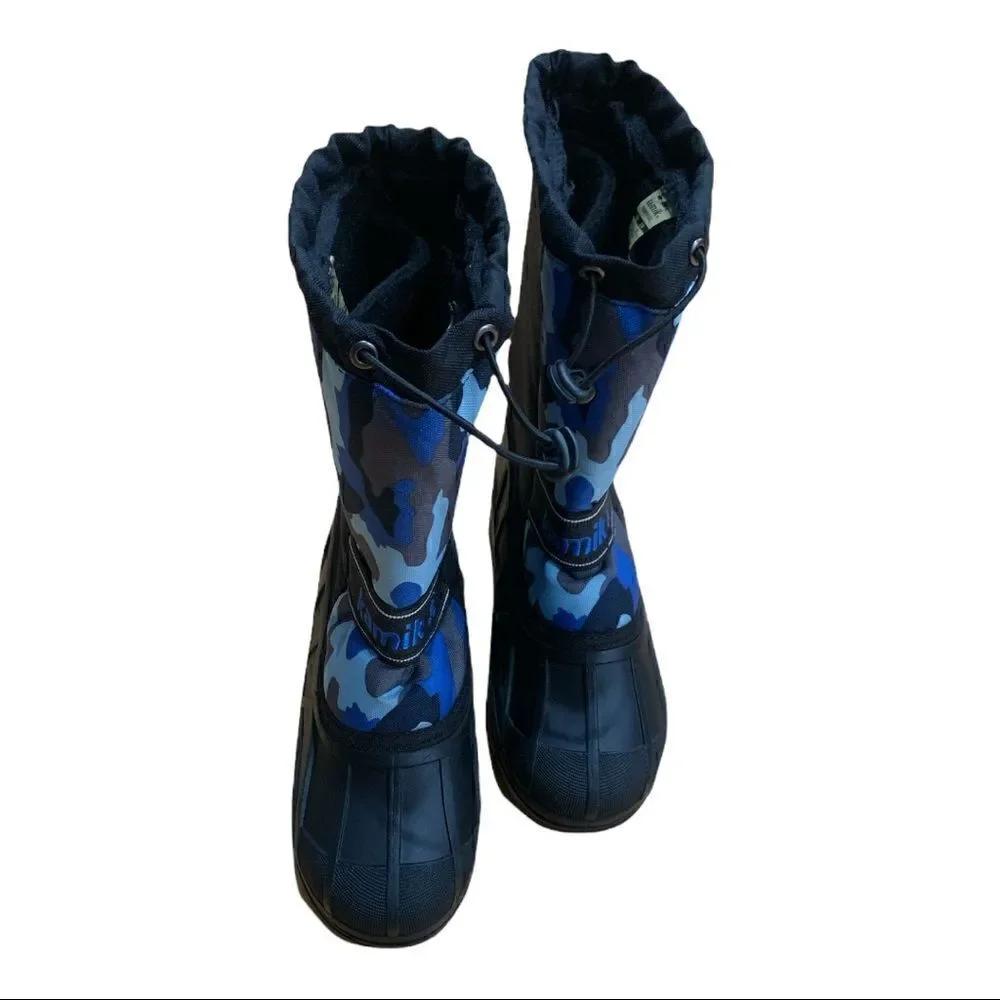 Kamik Youth SnowRidge Blue Camo Boots
